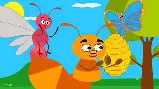 Bedtime story of The Flying Honey - The Wise Flying Ant 2021 - New Stories for Kids