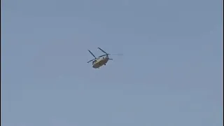 US Helicopters Throwing Flares Over Kabul - Afghanistan