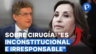 Juan Sheput sobre Dina Boluarte: Desaparecer 12 días sin dar cuenta a la Nación es inconstitucional