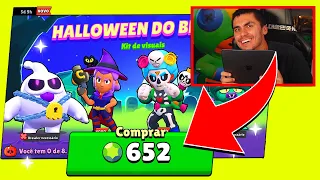 ZEREI O NOVO PACOTE DE HALLOWEEN NO BRAWL STARS e...