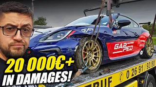 20.000€+ Nürburgring Crash Damage & BLOWN UP GR86 Engine🤦🏻‍♂️