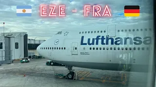 LUFTHANSA REPORT: Buenos Aires (EZE) - Frankfurt (FRA) - Boeing 747-800 - Economy Class