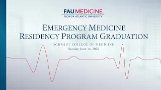 2020 Emergency Medicine Residency Program Graduation
