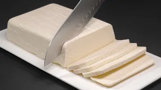 How to make CHEESE with just 3 ingredients you have at home! Simple recipe