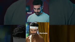 which character do you like more? Murtasim or Saad #wahajali
