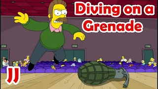 What happens if you dive on a grenade?