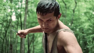 Chaos Walking 2021 Sea monster fight with Todd. Tom Holland fight scene