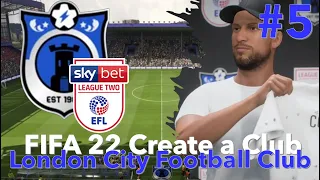 FIFA 22 Career Mode Episode 5 | Create a Club - London City FC | Full Match  | FIFA 22