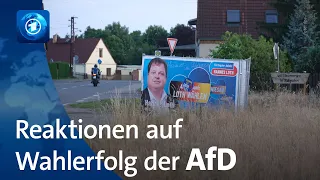 Reaktionen auf AfD-Wahlerfolg in Raguhn-Jeßnitz in Sachsen-Anhalt