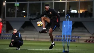 Yerry Mina First Training Session With FC Barcelona!!!