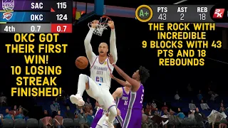 THE ROCK WITH 9 BLOCKS TO GET THEIR FIRST WIN! | NBA 2K22 Mobile The Rock Series Ep. 10 | anakindave