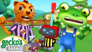 Weasel Spoils the Soccer Match | Gecko's Garage | Trucks For Children | Cartoons For Kids