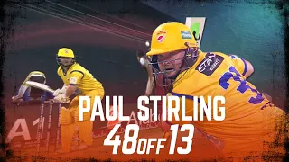 Paul Stirling I 48 off 13 balls I Eliminator 2 I Day 9 I Team Abu Dhabi I Abu Dhabi T10 I Season 4