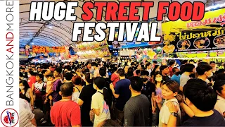 Epic STREET FOOD Festival at Wat Rai Khing | THAI FOOD Extravaganza 2023