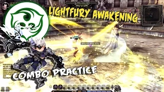 LightFury Awakening PvP Combo Practice - Dragon Nest new update