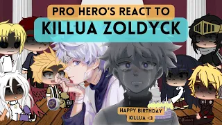 Pro Hero’s react to Killua Zoldyck (my au) |mhaxhxh| KILLUA BIRTHDAY SPECIAL (reuploaded) read desc!