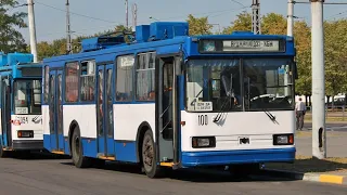 Поездка на троллейбусе БКМ-20101 (БОРТ.100) маршрут 8 г.Брест