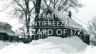 Blizzard of '77 Operation Antifreeze CJRN 710 radio