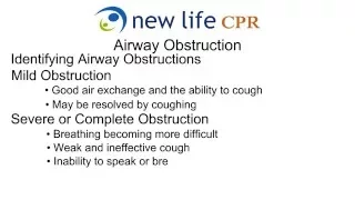 CPR Airway Obstruction