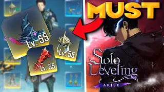 Solo Leveling Arise ARTIFACTS GUIDE!!!! How to farm, use & BEST Artifacts!!!