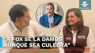 Afirma Noroña que Vicente Fox recibe pensión de adultos mayores