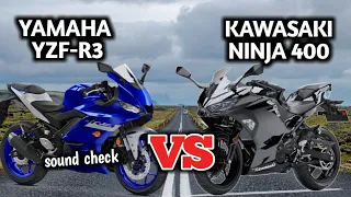 Yamaha YZF-R3 VS Kawasaki NINJA 400 Comparison (tagalog)