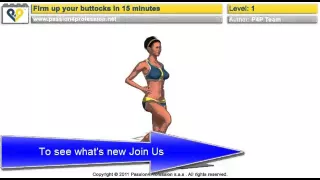 Firm up   toning buttocks workout   Level 1   No Music 2