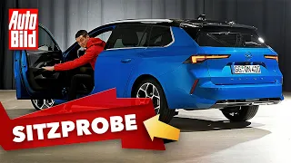 Opel Astra Sports Tourer L (2022) | Der neue Astra Kombi im Check | Sitzprobe mit Peter Fischer