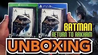 Batman Return to Arkham (Xbox One / PS4) Unboxing !!
