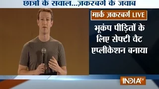 Live: Facebook CEO Mark Zuckerberg Addressing IIT-Delhi Students | Townhall Q&A - India TV