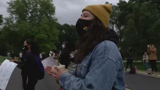 St. John Fisher students protest