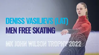 Deniss VASILJEVS (LAT) | Men Free Skating | Sheffield 2022 | #GPFigure