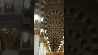 Masjid Nabawi ﷺ inside view - Madinah - Masjid an Nabawai ﷺ ka andaroni manzor