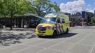 A1; 05-114 over het station van Enschede.