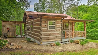 Peaceful 'Creekside Hideout' Cabin with Hot Tub | Lovely Tiny House