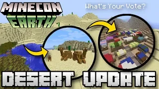 Minecraft - DESERT UPDATE ( BIOME ) [ Minecon Vote ] MCPE / Xbox / Switch / Bedrock / JAVA