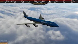 P3DV5.1 HF1 | PMDG 747-8F | KPDX-EHAM | LONG HAUL !!