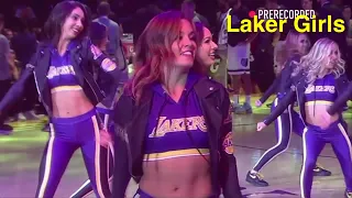 Laker Girls (Los Angeles Lakers Dancers) - NBA Dancers - 4/15/2021 4th QTR dance performance