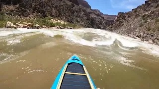 Hermit Rapid, Grand Canyon, Whitewater Canoeing, June 2023