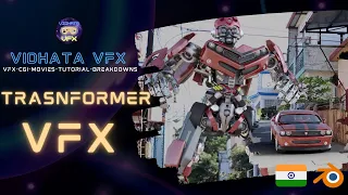 THE TRANSFORMERS VFX || MADE WITH BLENDER 3D