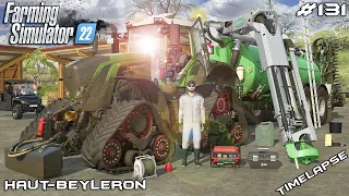 Fendt 939 Vario w/TRACKS in ACTION | Animals on Haut-Beyleron | Farming Simulator 22 | Episode 131