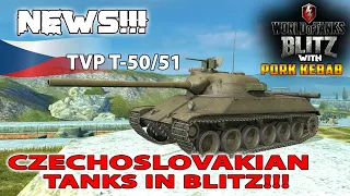 Wot BLITZ - NEWS - 🔥 CZECHOSLOVAKIAN tanks in BLITZ! TVP T-50/51 and possible tree