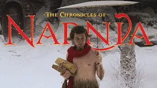 The Chronicles of Narnia 🦁 Mr Tumnus House Cave - ASMR Ambience - Cozy Fireplace, Muffled Wind, Snow