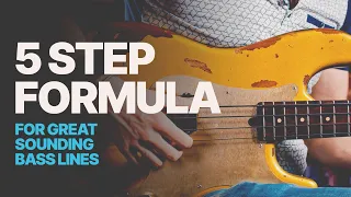 5 Step Formula for Great Sounding Bass Lines (fool proof method)