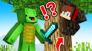 JJ and Mikey Shapeshift into Random Mobs - Minecraft Maizen