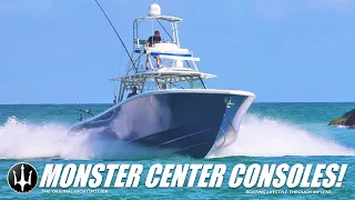 YELLOWFIN MONSTER CENTER CONSOLE! | HAULOVER INLET | BOAT-SPOTTER