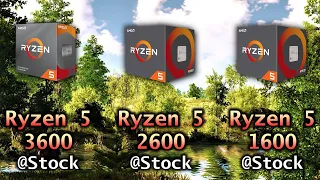 Ryzen 5 3600 vs Ryzen 5 2600 vs Ryzen 5 1600 | PC Gameplay Benchmark Test