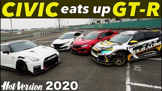 CIVIC vs GT-R NISMO 2020 / Hot-Version 2020