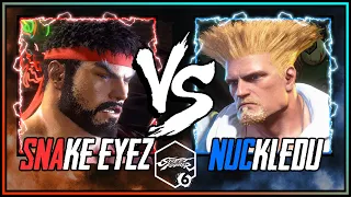 SF6 ➣ SNAKE EYS ( RYU ) VS NUCKLEDU ( GUILE ) Street Fighter 6