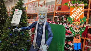 HOME DEPOT CHIRSTMAS 2023 COME SHOP WITH ME ! ANIMATRONICS + TREES + DECORATIONS + AND MORE!!!